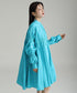Gather Twist Balloon Shirt Dress